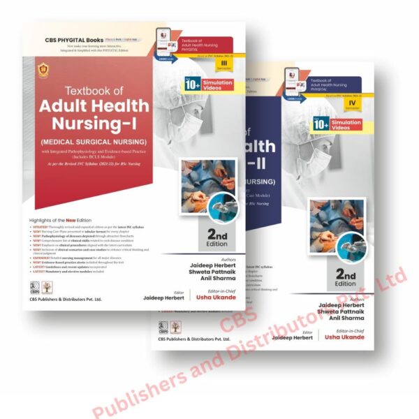 Textbook of Adult Health Nursing-I and II | As per the Revised INC Syllabus (2021-22) for BSc Nursing (PB 2026): 2