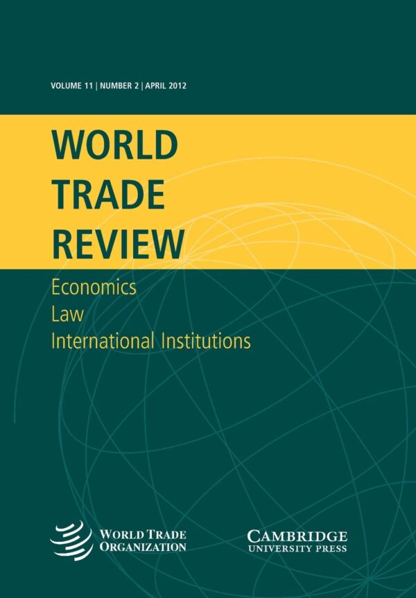 WTO Case Law of 2010 (The American Law Institute Reporters Studies on WTO Law)