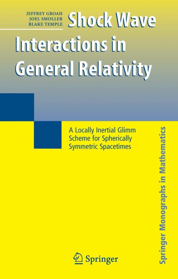 SHOCK WAVE INTERACTIONS IN GENERAL RELATIVITY: A LOCALLY INERTIAL GLIMM SCHEME FOR SPHERICALLY SYMMETRIC SPACETIMES