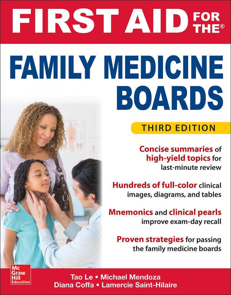 First Aid for the Family Medicine Boards (A & L REVIEW)