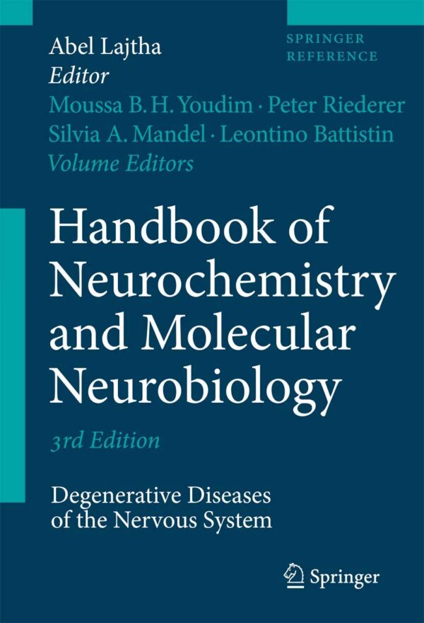 HANDBOOK OF NEUROCHEMISTRY AND MOLECULAR NEUROBIOLOGY, 3RD EDITION