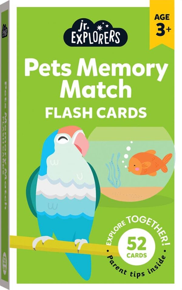 Junior Explorers Flashcards: Pets Memory Match