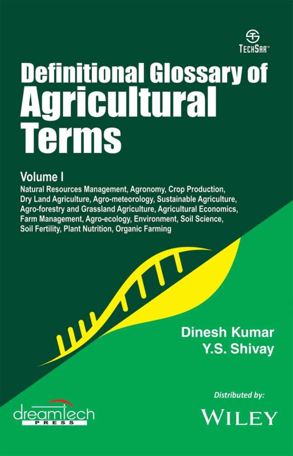 Definitional Glossary of Agricultural Terms, Vol-I | e