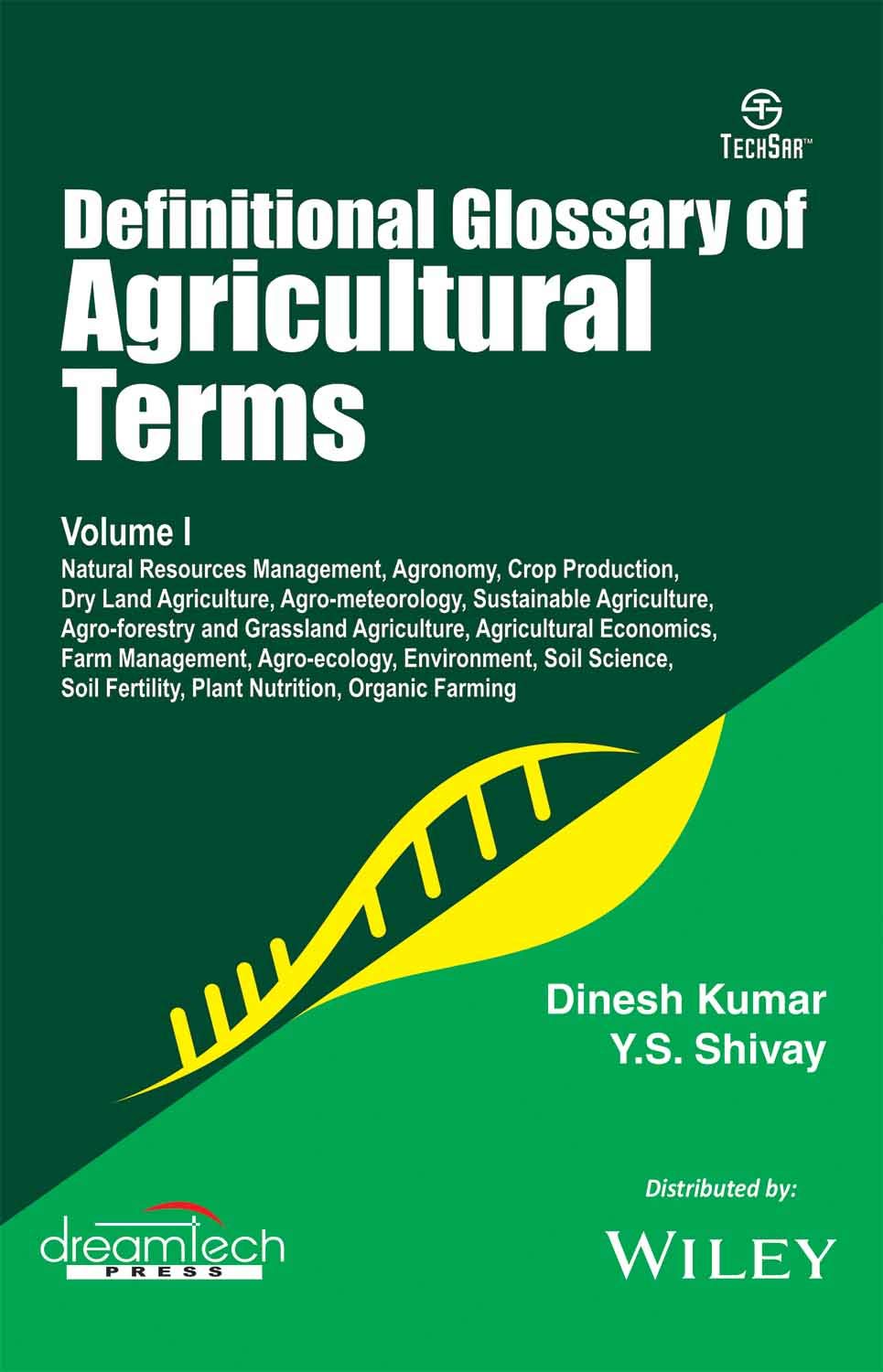 Definitional Glossary of Agricultural Terms, Vol-I | e