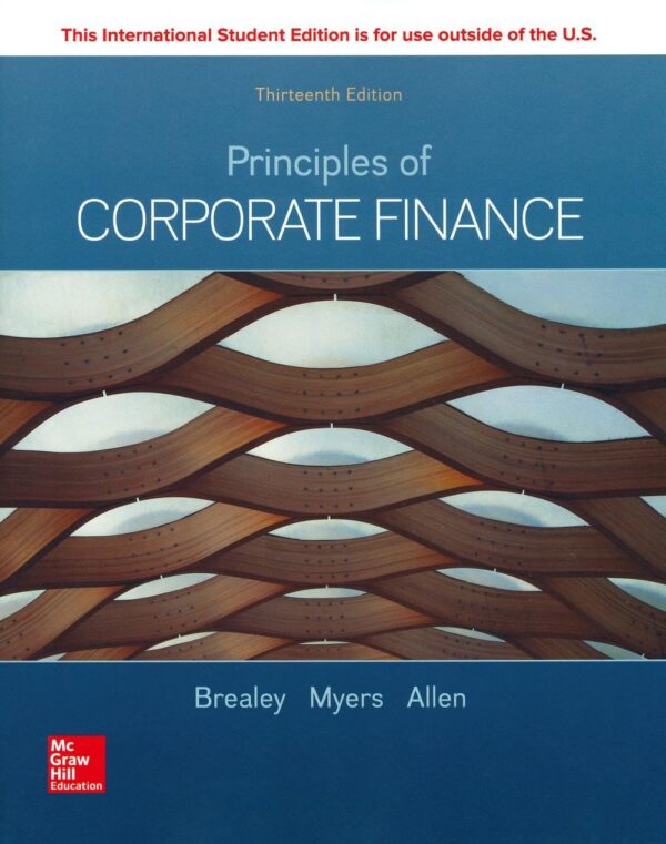 ISE Principles of Corporate Finance (ISE HED IRWIN FINANCE)