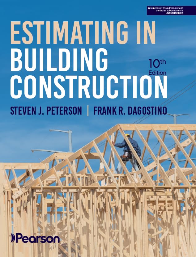 Pearson Estimating in Building Construction, 10th edition