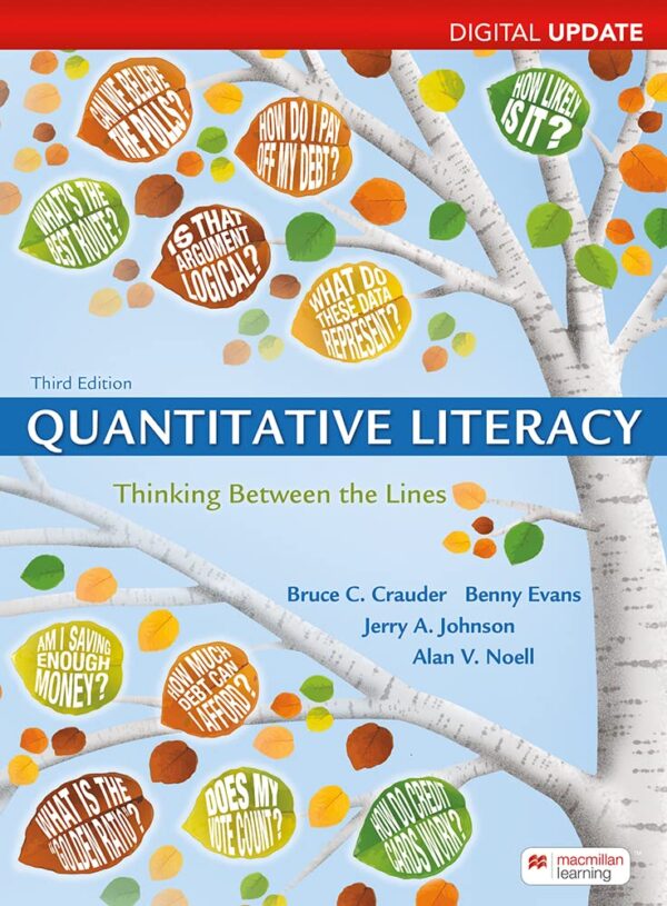 Quantitative Literacy, Digital Update: Thinking Between the Lines