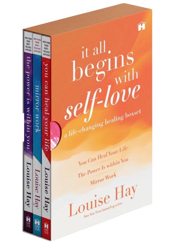 Louise Hay Boxset (Set of 3): It All Begins with Self-love | Includes You Can Heal Your Life, The Power is Within You| Learn Self-Love, Heal Emotionally & Transform Your Life with Affirmations
