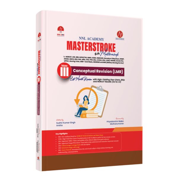 Masterstroke Vol 3: Last Minute Revision (LMR) for NORCET Preparation