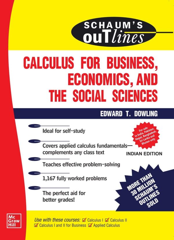 Schaums Outline Of Calculus For Business Economics And The Social Sciences (Pb 2020)