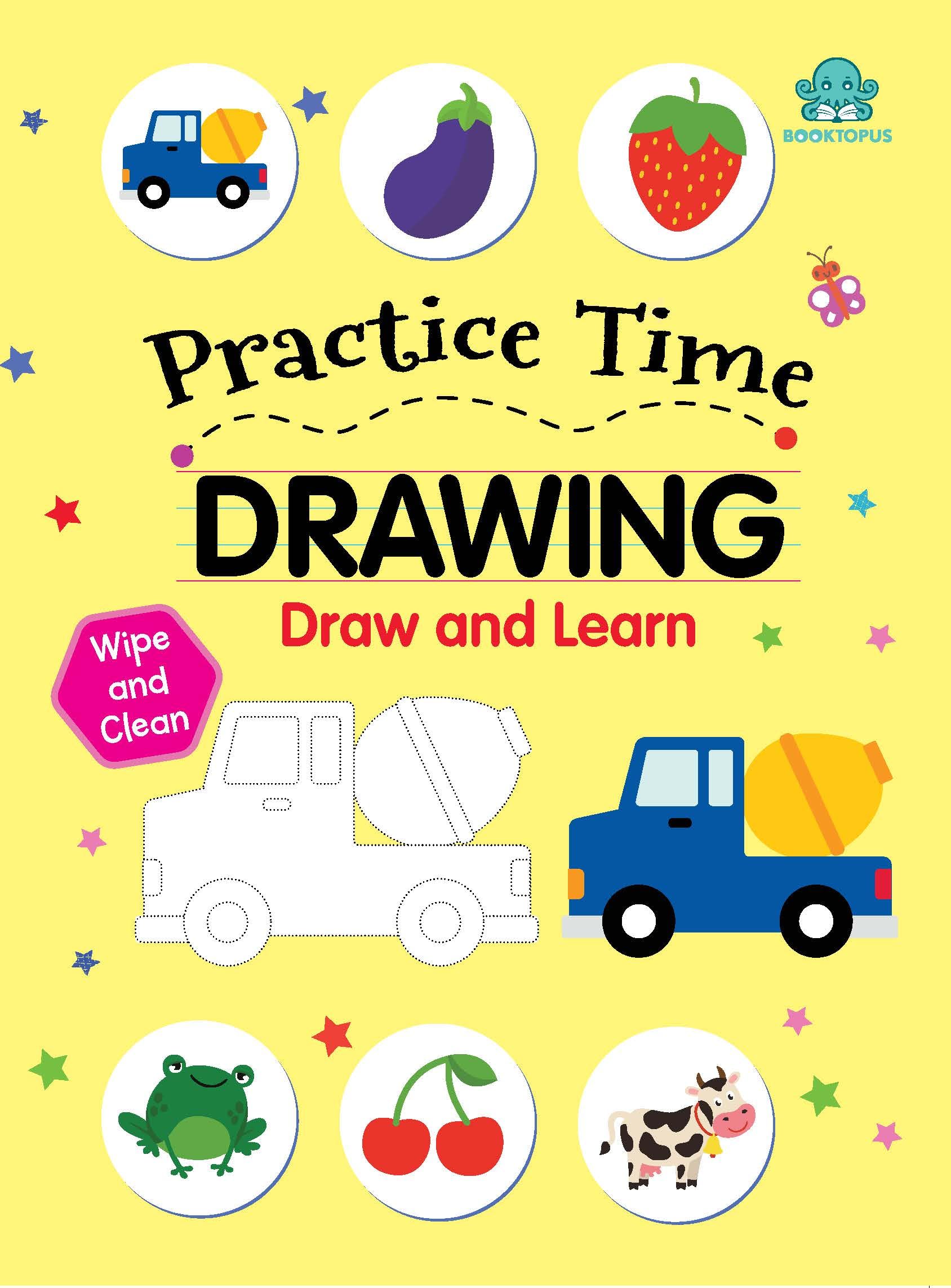 LET'S PRACTICE WIPE N CLEAN DRAWING