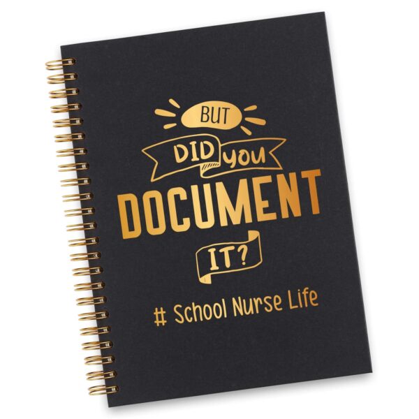 School Nurse Spiral Notebook, School Nurse Gifts for Women, Funny School Nurse Gifts, School Nurse Life Gag Office Supplies Appreciation Thank You Gifts Spiral Notebooks WA8