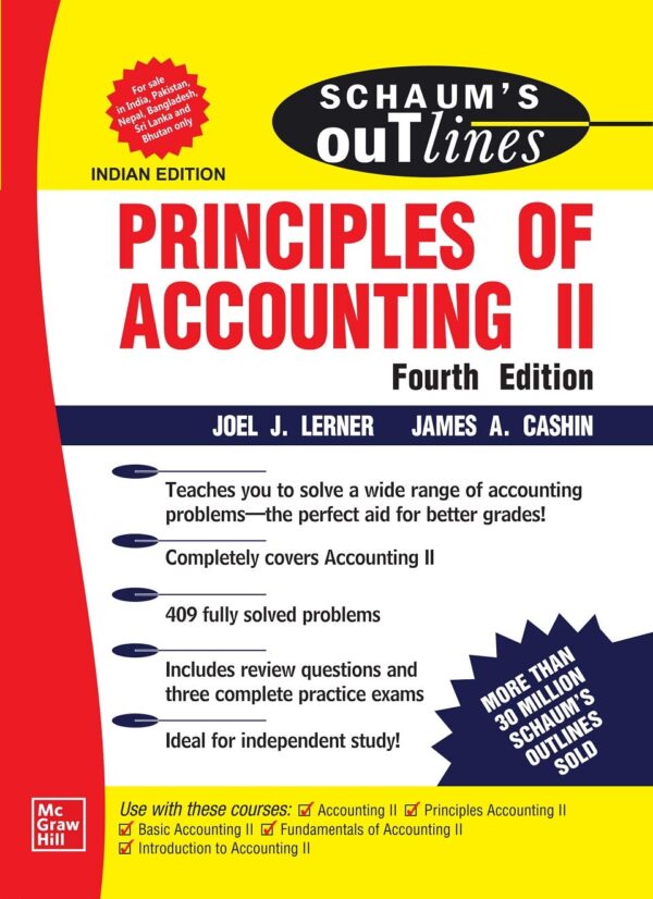 Schaums Outline Of Principles Of Accounting Ii 4Ed (Pb 2020)