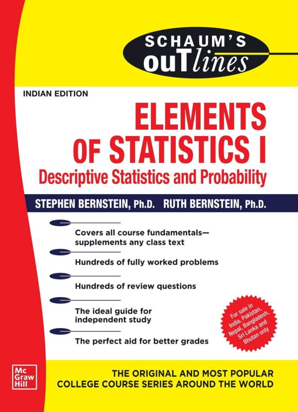 Schaums Outline Elements Of Statistics I Descriptive Statistics And Probability (Pb 2020)