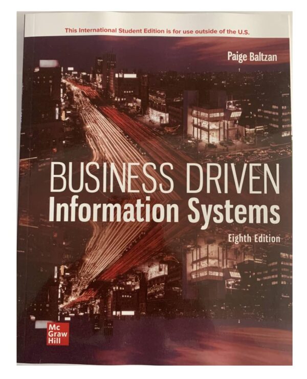 BUSINESS DRIVEN INFORMATION SYSTEMS