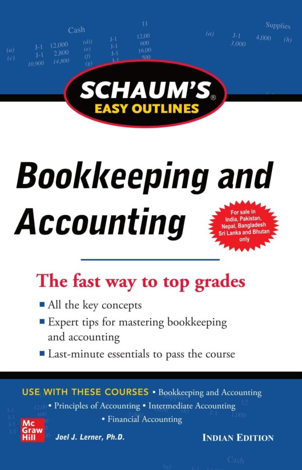 Schaums Easy Outlines Of Bookkeeping And Accounting (Pb 2020)