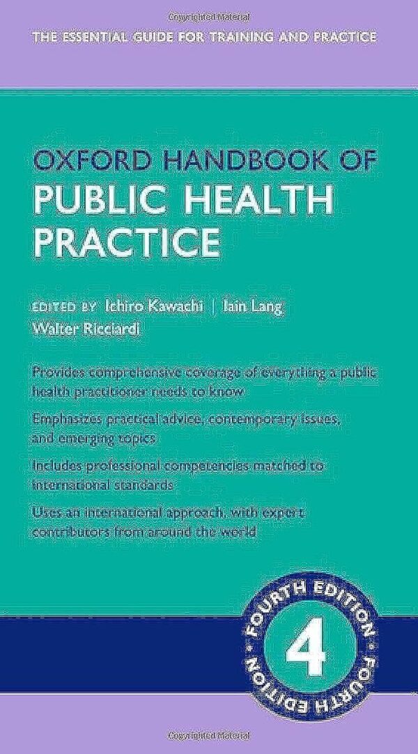 OXFORD HANDBOOK OF PUBLIC HEALTH PRACTICE 4E