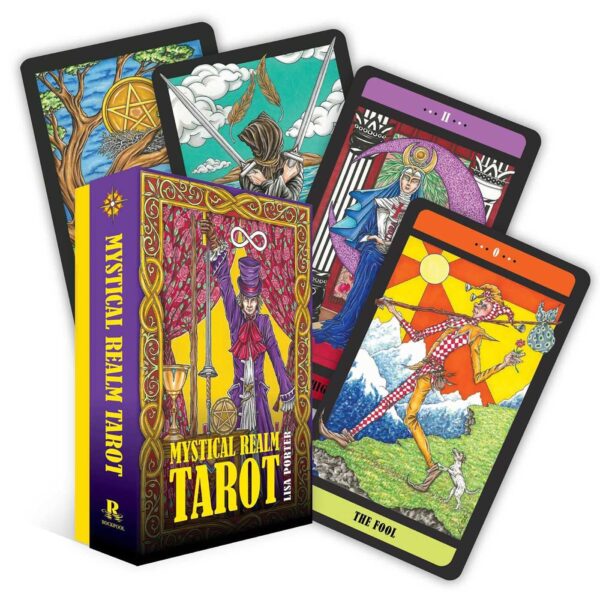 Mystical Realm Tarot: 78 Full-color Cards and 96-page Guidebook (Rockpool Tarot)