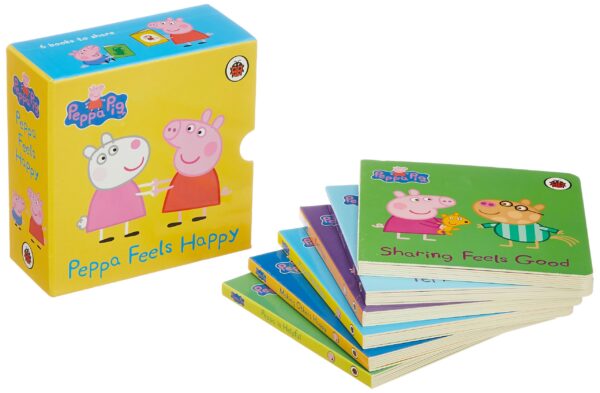 Peppa Feels Happy! 6 Board Books Slipcas