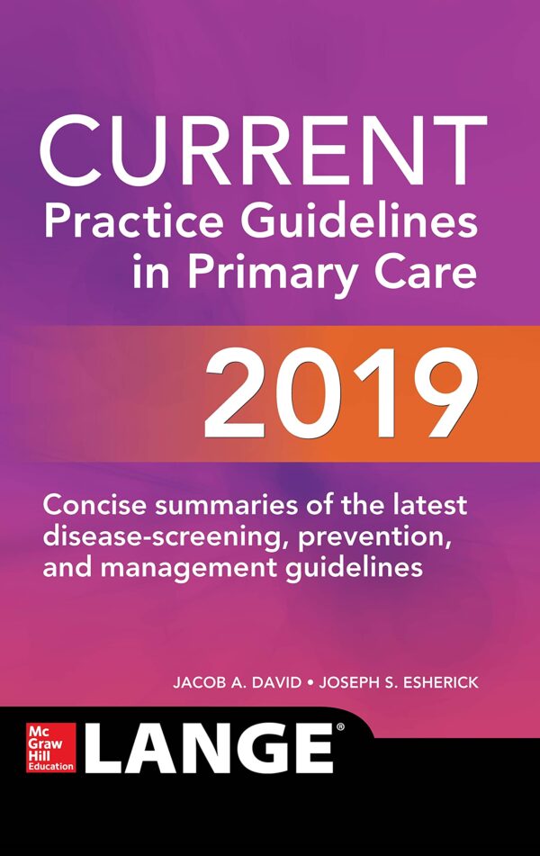 CURRENT Practice Guidelines in Primary Care 2019(17th Edition)