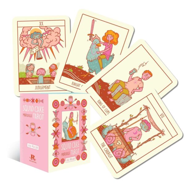 Squid Cake Marseille Tarot: 78 Gilded Cards and 184-page Guidebook (Rockpool Tarot)