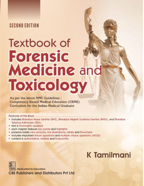 Textbook of Forensic Medicine and Toxicology, 2/e (PB 2026)