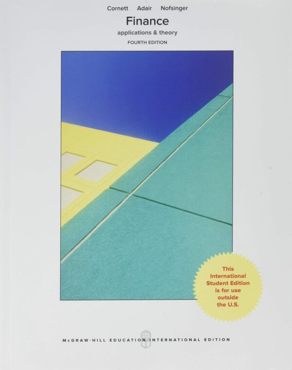 Finance Applications And Theory 4Ed (Ie) (Pb 2018)