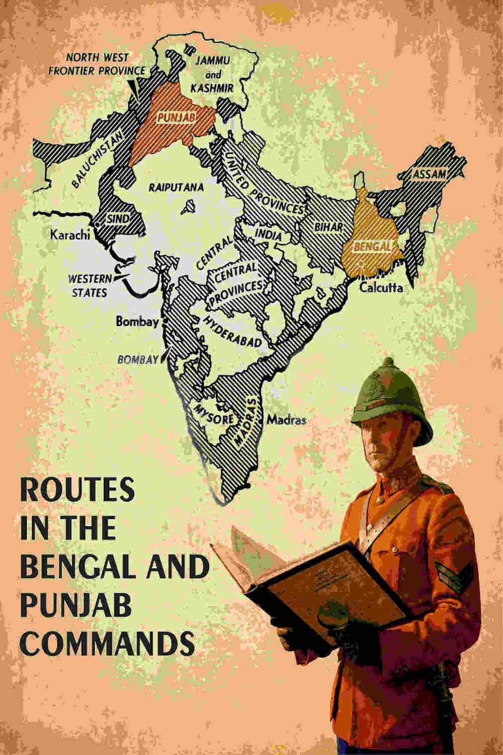 Routes In The Bengal And Punjab Commands