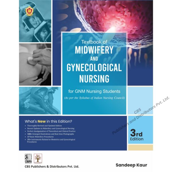 Textbook Midwifery and Gynecological Nursing for GNM Nursing Students ; 3/e (PB 2026)
