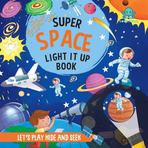 SUPER SPACE LIGHT IT UP BOOK