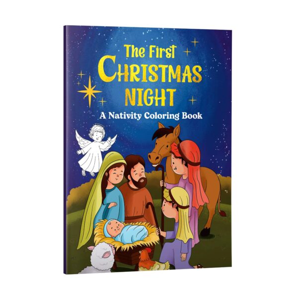 The First Christmas Night: A Nativity Coloring Book | Nativity Scenes, Baby Jesus, Angels, Shepherds & Wise Men | Fun Holiday Activity to Learn the Story of Jesus’ Birth | Ages 3+ | [Select Learning]