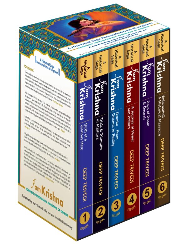 I am Krishna - Complete Psychological Biography of Krishna (Set of 6 Books)