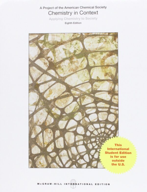 Chemistry in Context (Int'l Ed) (COLLEGE IE OVERRUNS)