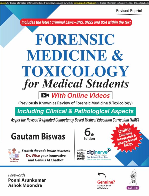 FORENSIC MEDICINE & TOXICOLOGY FOR MEDICAL STUDENTS: With Online Videos