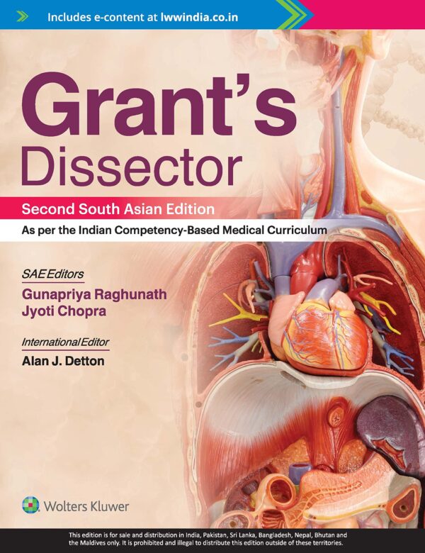 Grant’s Dissector, 2nd South Asian ed