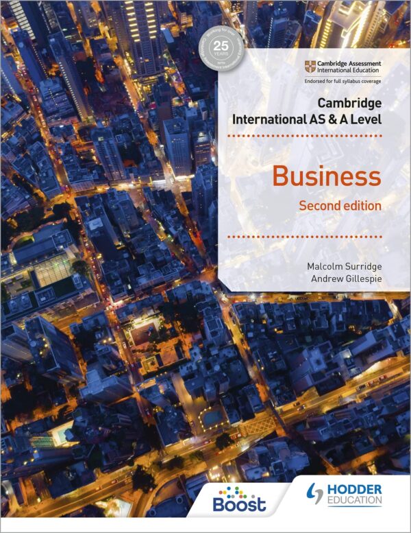 Cambridge International As & A Level Business: Hodder Education Group