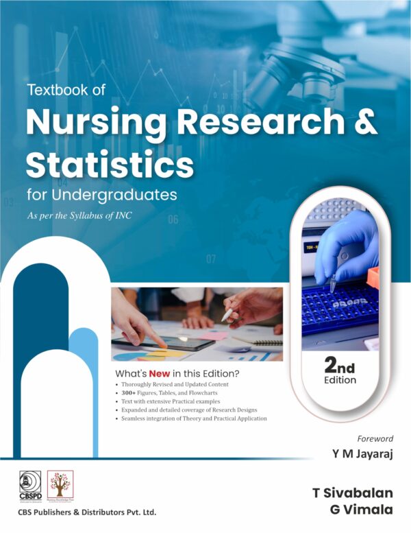 TEXTBOOK OF NURSING RESEARCH AND STATISTICS FOR UNDERGRADUATES AS PER THE SYLLABUS OF INC 2ED (PB 2026)