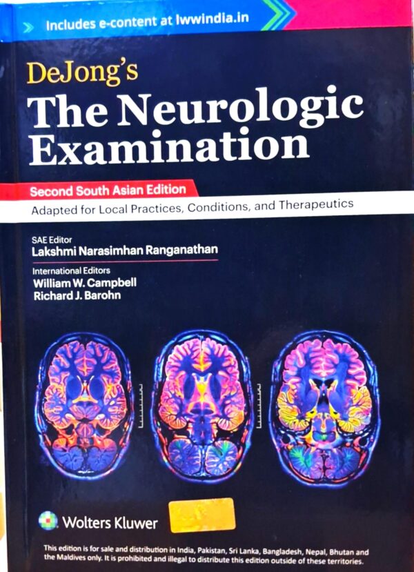 DEJONGS THE NEUROLOGIC EXAMINATION WITH ACCESS CODE (SECOND SAE) (HB 2025) ADAPTATION FROM 8ED