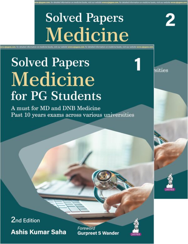 SOLVED PAPERS MEDICINE FOR PG STUDENTS (2VOLS): Two Volume Set