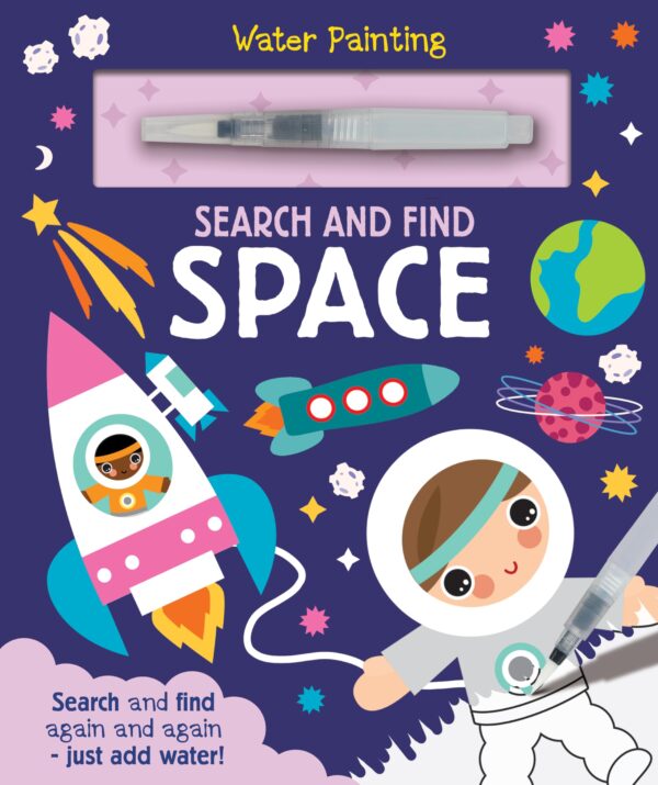 Search and Find Space (Water Painting Seek and Find)