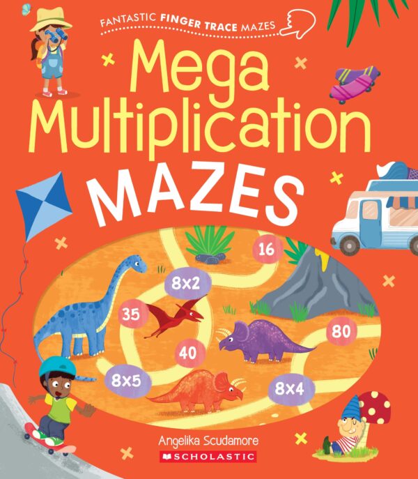 Fantastic Finger Trace Mazes: Awesome Multiplication Mazes