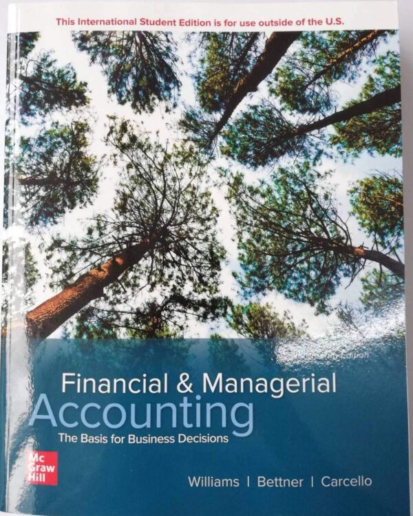 ISE Financial & Managerial Accounting