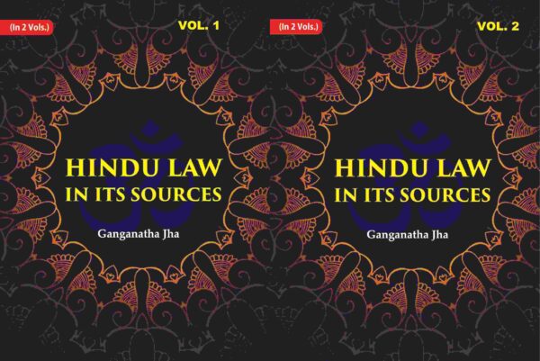 Hindu Law in its Sources 2 Vol. Set