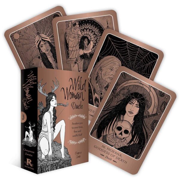 Wild Woman Oracle: Awaken Your True, Free and Soulful Self 44 Cards With Gilded Edges and 144-page Book (Rockpool Oracle)