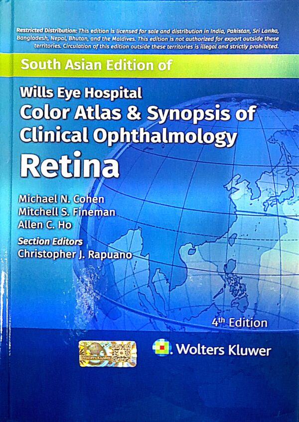 WILLS EYE HOSPITAL COLOR ATLAS AND SYNOPSIS OF CLINICAL OPHTHALMOLOGY RETINA 4ED (SAE) (HB 2026)