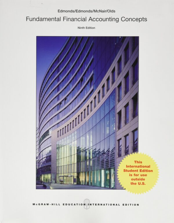Fundamentals Financial Accounting Concepts 9Ed (Ie) (Pb 2016) (COLLEGE IE OVERRUNS)