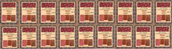 The Textile Manufacturers of India In Two Binding (Set) 1 To 9 Vol Or 10 to 18 vol [Hardcover]